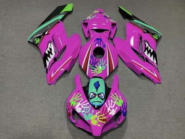 Rosa Hai 2004-2005 Honda CBR1000RR Motorrad Verkleidungen