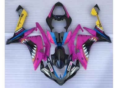 Rosa Hai 2007-2008 Yamaha R1 Motorrad Verkleidungen