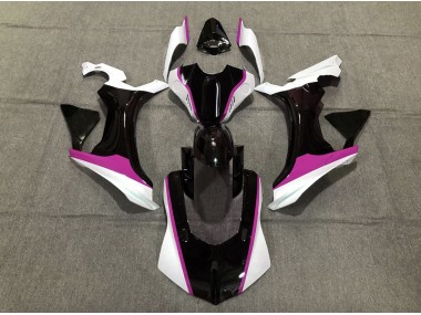 Rosa Schwarz & Weiß 2015-2019 Yamaha R1 Motorrad Verkleidungen