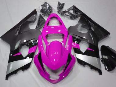 Rosa & Silber 2004-2005 Suzuki GSXR 600-750 Motorrad Verkleidungen
