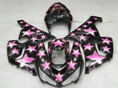 Rosa Stern 2005-2006 Kawasaki ZX6R Motorrad Verkleidungen