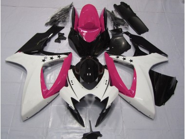 Rosa Stern 2006-2007 Suzuki GSXR 600-750 Motorrad Verkleidungen