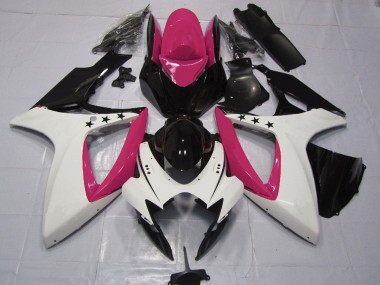 Rosa Stern 2006-2007 Suzuki GSXR 600-750 Motorrad Verkleidungen