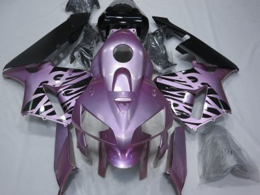 Rosaviolett Flamme 2005-2006 Honda CBR600RR Motorrad Verkleidungen