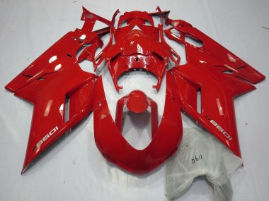 Rot 1098 2007-2014 Ducati 848 1098 1198 Motorrad Verkleidungen