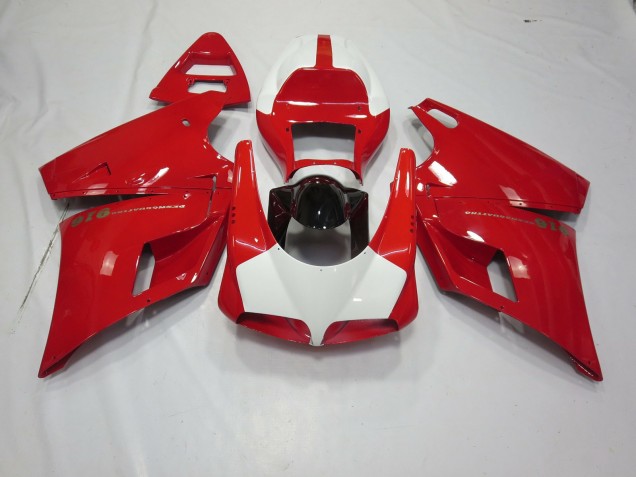 Rot & Weiß 1993-2005 Ducati 996 748 916 998 Motorrad Verkleidungen Rot & Weiß 1993-2005 Ducati 996 748 916 998 Motorrad Verkleidungen