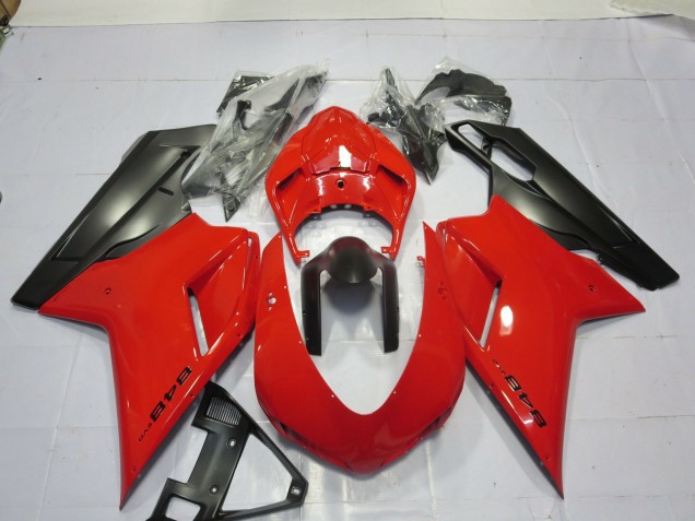 Rot 2007-2014 Ducati 848 1098 1198 Motorrad Verkleidungen Rot 2007-2014 Ducati 848 1098 1198 Motorrad Verkleidungen