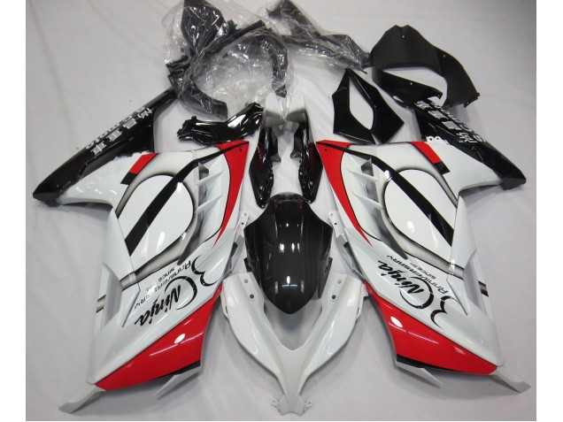 Rot & Weiß 2013-2018 Kawasaki Ninja 300 Motorrad Verkleidungen