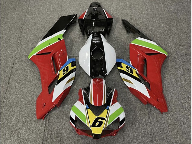 Rot 6 2004-2005 Honda CBR1000RR Motorrad Verkleidungen Rot 6 2004-2005 Honda CBR1000RR Motorrad Verkleidungen
