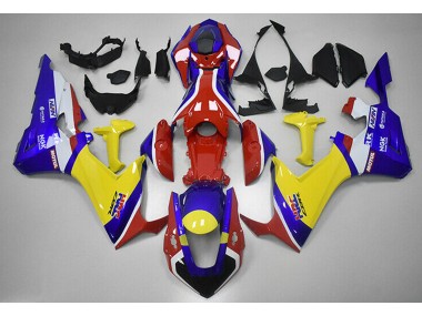 Rot Blau & Gelb HRC 2017-2023 Honda CBR1000RR Motorrad Verkleidungen