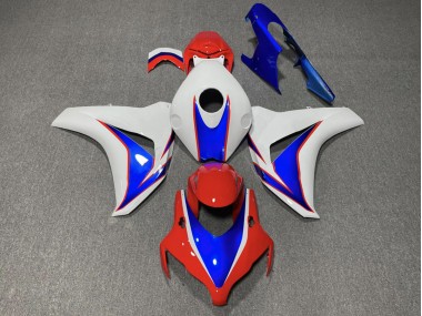 Rot & Blau Glänzend 2008-2011 Honda CBR1000RR Motorrad Verkleidungen