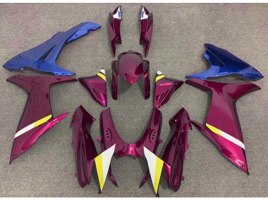 Rot & Blau Glänzend 2011-2024 Suzuki GSXR 600-750 Motorrad Verkleidungen