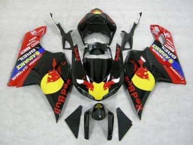 Rot Bull 2007-2014 Ducati 848 1098 1198 Motorrad Verkleidungen