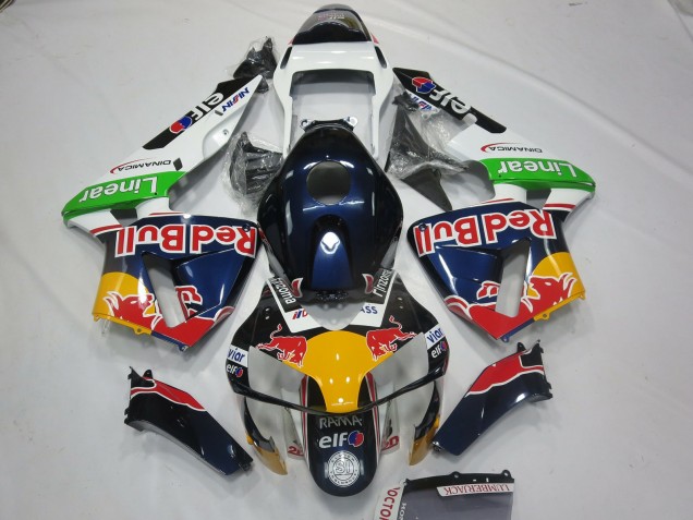 Rot Bull-Design 2003-2004 Honda CBR600RR Motorrad Verkleidungen Rot Bull-Design 2003-2004 Honda CBR600RR Motorrad Verkleidungen