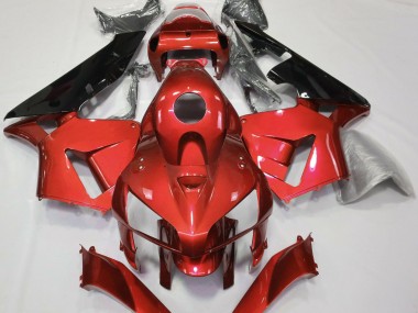 Rot Cbr-Stil 2005-2006 Honda CBR600RR Motorrad Verkleidungen