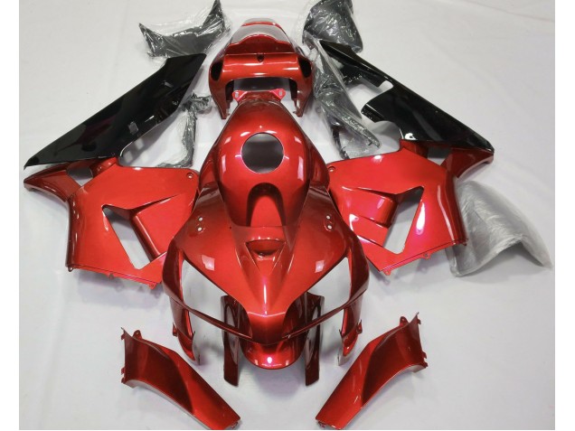 Rot Cbr-Stil 2005-2006 Honda CBR600RR Motorrad Verkleidungen Rot Cbr-Stil 2005-2006 Honda CBR600RR Motorrad Verkleidungen