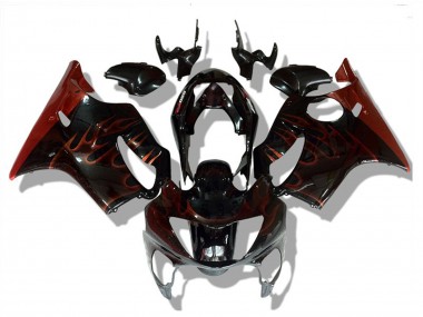 Rot Flamme 1999-2000 Honda CBR600 F4 Motorrad Verkleidungen