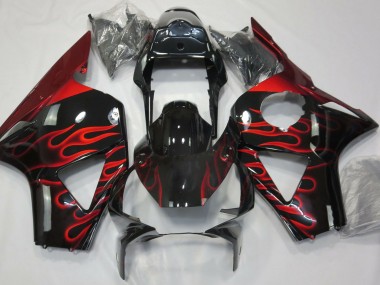 Rot Flamme 2002-2003 Honda CBR954RR Motorrad Verkleidungen