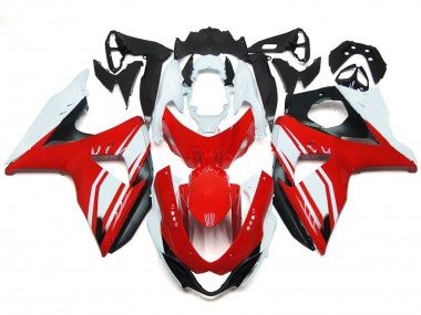 Rot Glanz Mit Schwarzem Stil 2009-2016 Suzuki GSXR 1000 Motorrad Verkleidungen