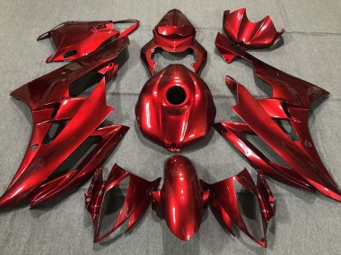 Rot Glänzend 2006-2007 Yamaha R6 Motorrad Verkleidungen