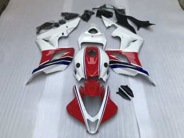 Rot Glänzend & Weiß 2007-2008 Honda CBR600RR Motorrad Verkleidungen