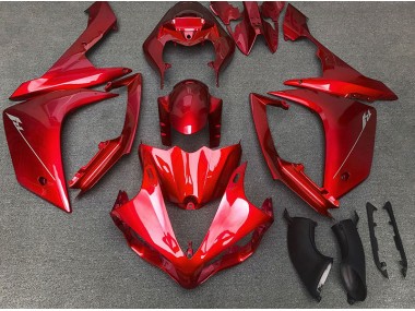 Rot Glänzend 2007-2008 Yamaha R1 Motorrad Verkleidungen