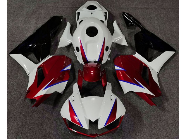 Rot Glänzend Weiß & Blau 2013-2023 Honda CBR600RR Motorrad Verkleidungen Rot Glänzend Weiß & Blau 2013-2023 Honda CBR600RR Motorrad Verkleidungen