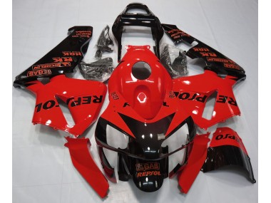 Rot Glänzend Repsol 2003-2004 Honda CBR600RR Motorrad Verkleidungen