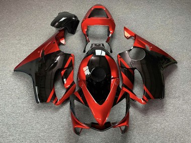 Rot Glänzend & Schwarz 2001-2003 Honda CBR600 F4i Motorrad Verkleidungen