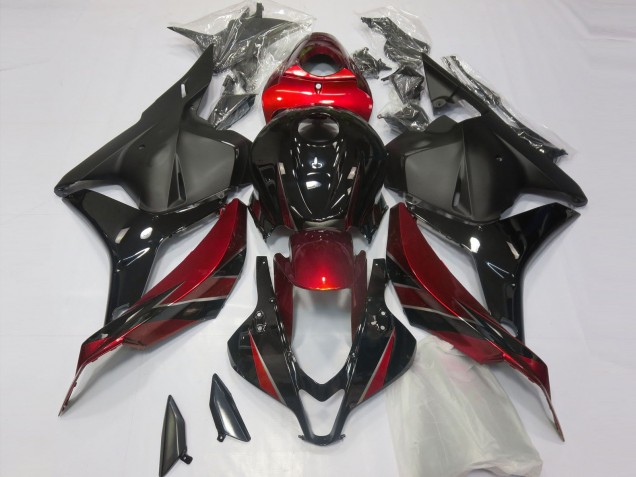 Rot Glänzend & Schwarz 2009-2012 Honda CBR600RR Motorrad Verkleidungen Rot Glänzend & Schwarz 2009-2012 Honda CBR600RR Motorrad Verkleidungen