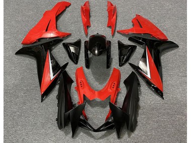 Rot Glänzend & Schwarz 2011-2024 Suzuki GSXR 600-750 Motorrad Verkleidungen