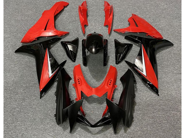 Rot Glänzend & Schwarz 2011-2024 Suzuki GSXR 600-750 Motorrad Verkleidungen Rot Glänzend & Schwarz 2011-2024 Suzuki GSXR 600-750 Motorrad Verkleidungen