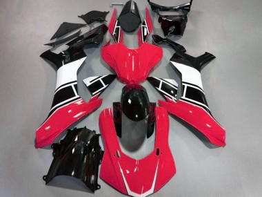 Rot Glänzend Weiß & Schwarz 2015-2019 Yamaha R1 Motorrad Verkleidungen