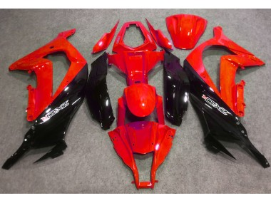 Rot Glänzend & Schwarz 2016-2019 Kawasaki ZX10R Motorrad Verkleidungen