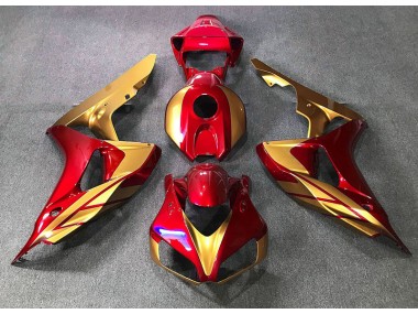 Rot & Gold 2006-2007 Honda CBR1000RR Motorrad Verkleidungen