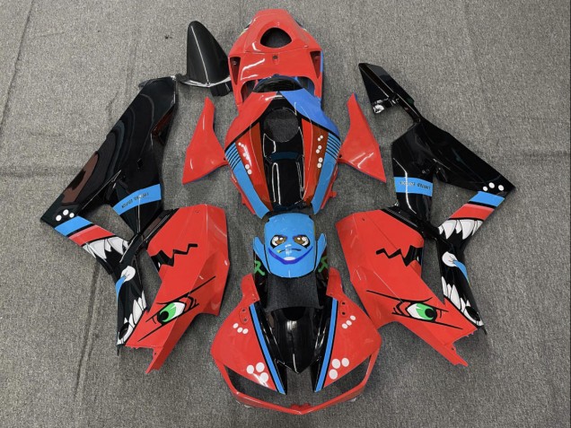 Rot Hai 2013-2023 Honda CBR600RR Motorrad Verkleidungen Rot Hai 2013-2023 Honda CBR600RR Motorrad Verkleidungen