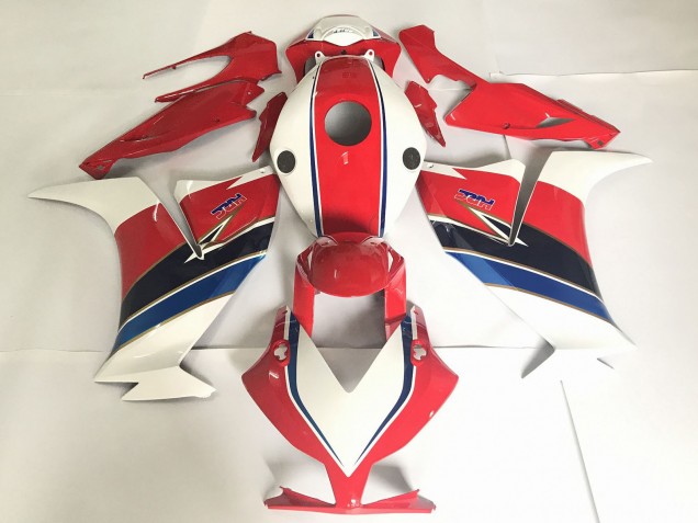 Rot Mit Weiß / Blau 2012-2016 Honda CBR1000RR Motorrad Verkleidungen Rot Mit Weiß / Blau 2012-2016 Honda CBR1000RR Motorrad Verkleidungen