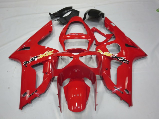 Rot Ninja 2003-2004 Kawasaki ZX6R Motorrad Verkleidungen Rot Ninja 2003-2004 Kawasaki ZX6R Motorrad Verkleidungen
