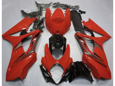 Rot OEM-Stil 2007-2008 Suzuki GSXR 1000 Motorrad Verkleidungen