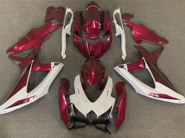 Rot OEM-Stil 2008-2010 Suzuki GSXR 600-750 Motorrad Verkleidungen