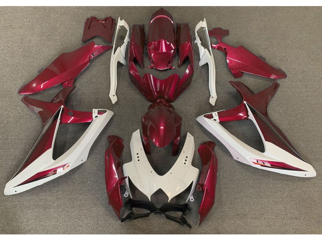 Rot OEM-Stil 2008-2010 Suzuki GSXR 600-750 Motorrad Verkleidungen