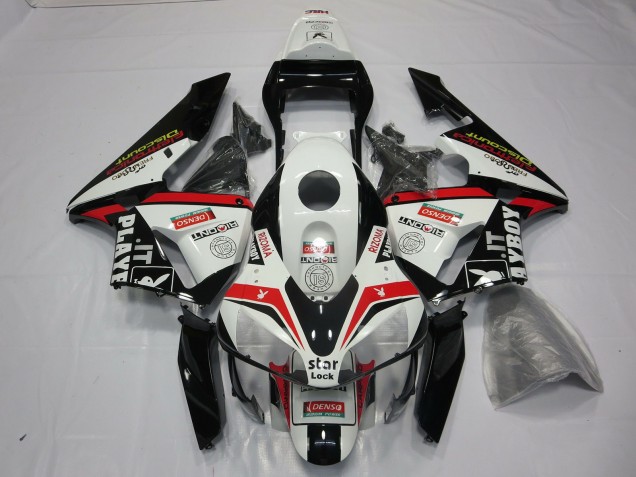Rot Playboy 2003-2004 Honda CBR600RR Motorrad Verkleidungen Rot Playboy 2003-2004 Honda CBR600RR Motorrad Verkleidungen