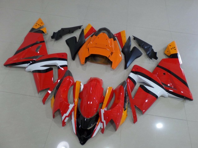 Rot-Weiß-Rosa 2004-2005 Kawasaki ZX10R Motorrad Verkleidungen Rot-Weiß-Rosa 2004-2005 Kawasaki ZX10R Motorrad Verkleidungen