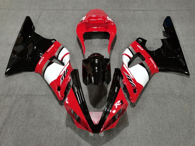 Rot & Schwarz 2000-2001 Yamaha R1 Motorrad Verkleidungen Rot & Schwarz 2000-2001 Yamaha R1 Motorrad Verkleidungen
