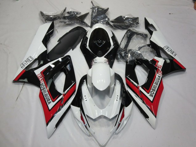 Rot Schwarz & Weiß 2005-2006 Suzuki GSXR 1000 Motorrad Verkleidungen Rot Schwarz & Weiß 2005-2006 Suzuki GSXR 1000 Motorrad Verkleidungen