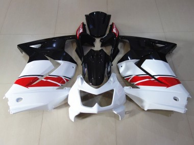 Rot Schwarz & Weiß 2008-2012 Kawasaki Ninja 250 Motorrad Verkleidungen