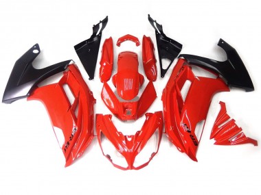Rot Schwarz 2012-2016 Kawasaki Ninja 650R Motorrad Verkleidungen