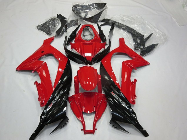 Rot Schwarz Gloss 2011-2015 Kawasaki ZX10R Motorrad Verkleidungen Rot Schwarz Gloss 2011-2015 Kawasaki ZX10R Motorrad Verkleidungen
