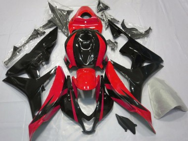 Rot & Schwarz OEM-Design 2007-2008 Honda CBR600RR Motorrad Verkleidungen