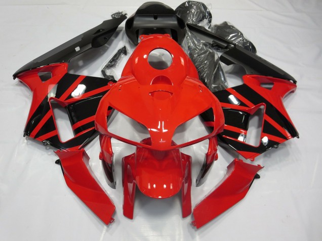 Rot & Schwarz OEM-Stil 2003-2004 Honda CBR600RR Motorrad Verkleidungen Rot & Schwarz OEM-Stil 2003-2004 Honda CBR600RR Motorrad Verkleidungen